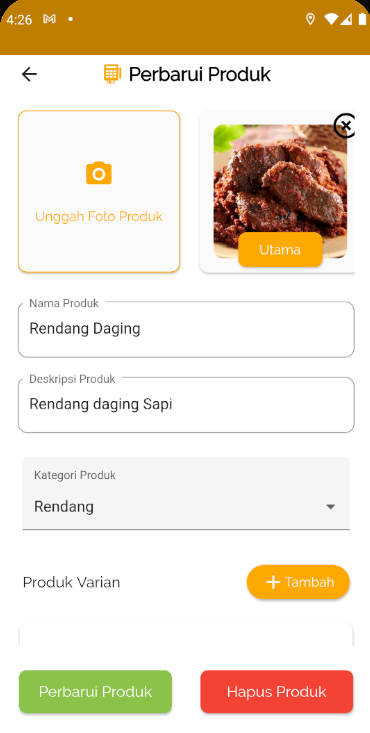 Edit Product App