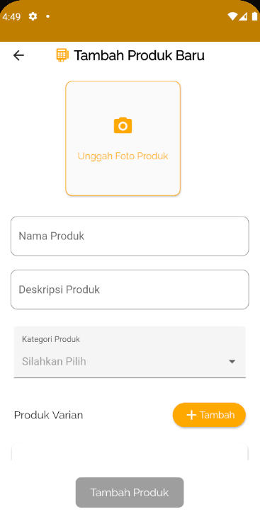 Input Product App
